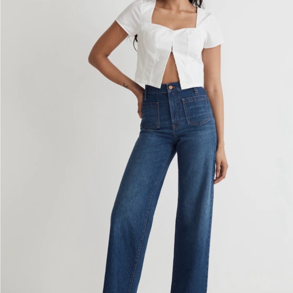 Madewell wide leg jeans
